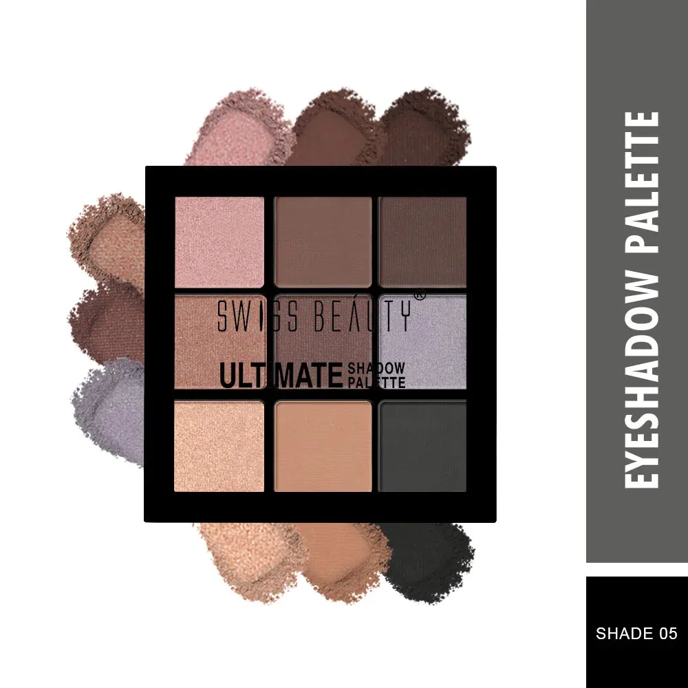 Swiss Beauty Ultimate Eyeshadow Palette Kit - Multi-05 (6 g)