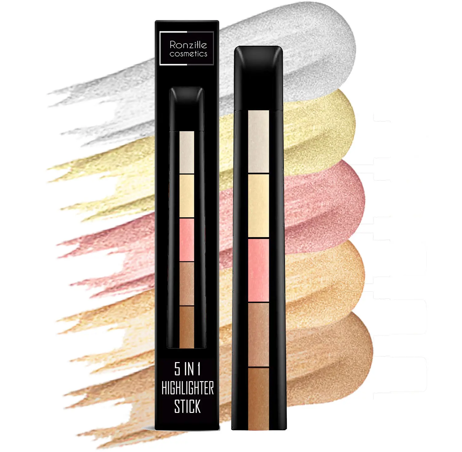 Ronzille 5 in 1 Blusher and Highlighting Makeup Stick