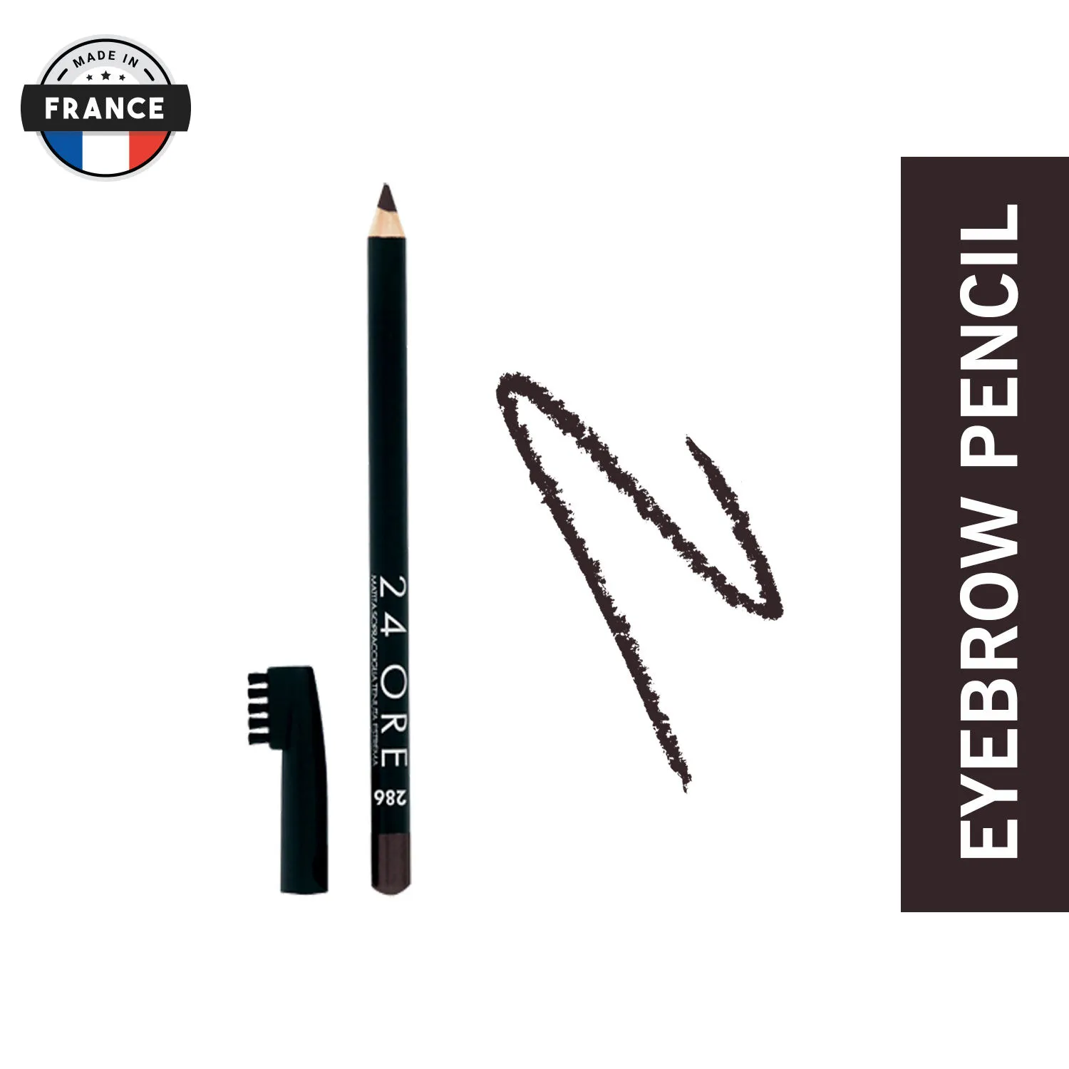 Deborah 24 Ore Eyebrow Pencil - 286 Dark Chocolate