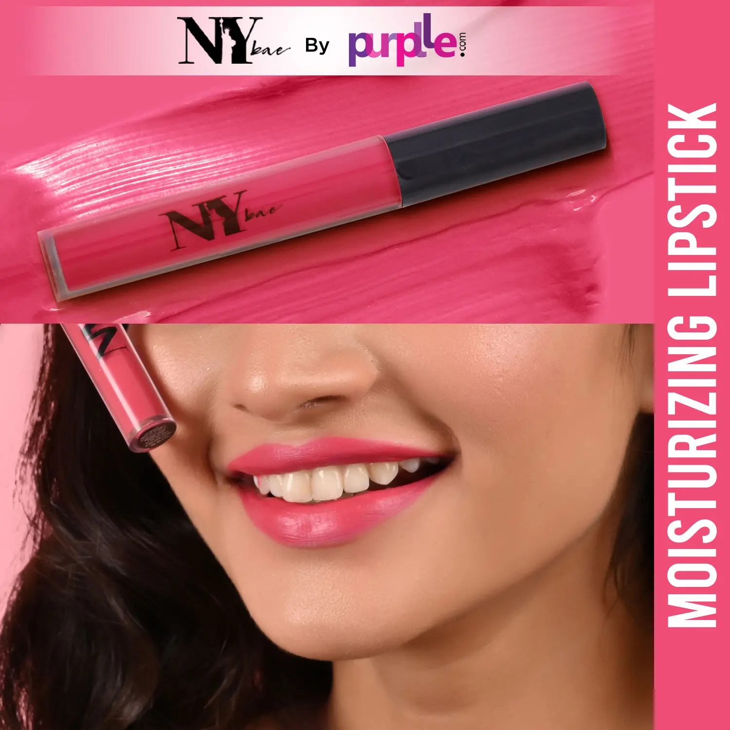 NY Bae Moisturizing Liquid Lipstick - It's Velvety Under The Ground 3 (2.7 ml) | Nude Pink | With Vitamin E | Rich Colour | Lasts 12+ Hours | Vegan