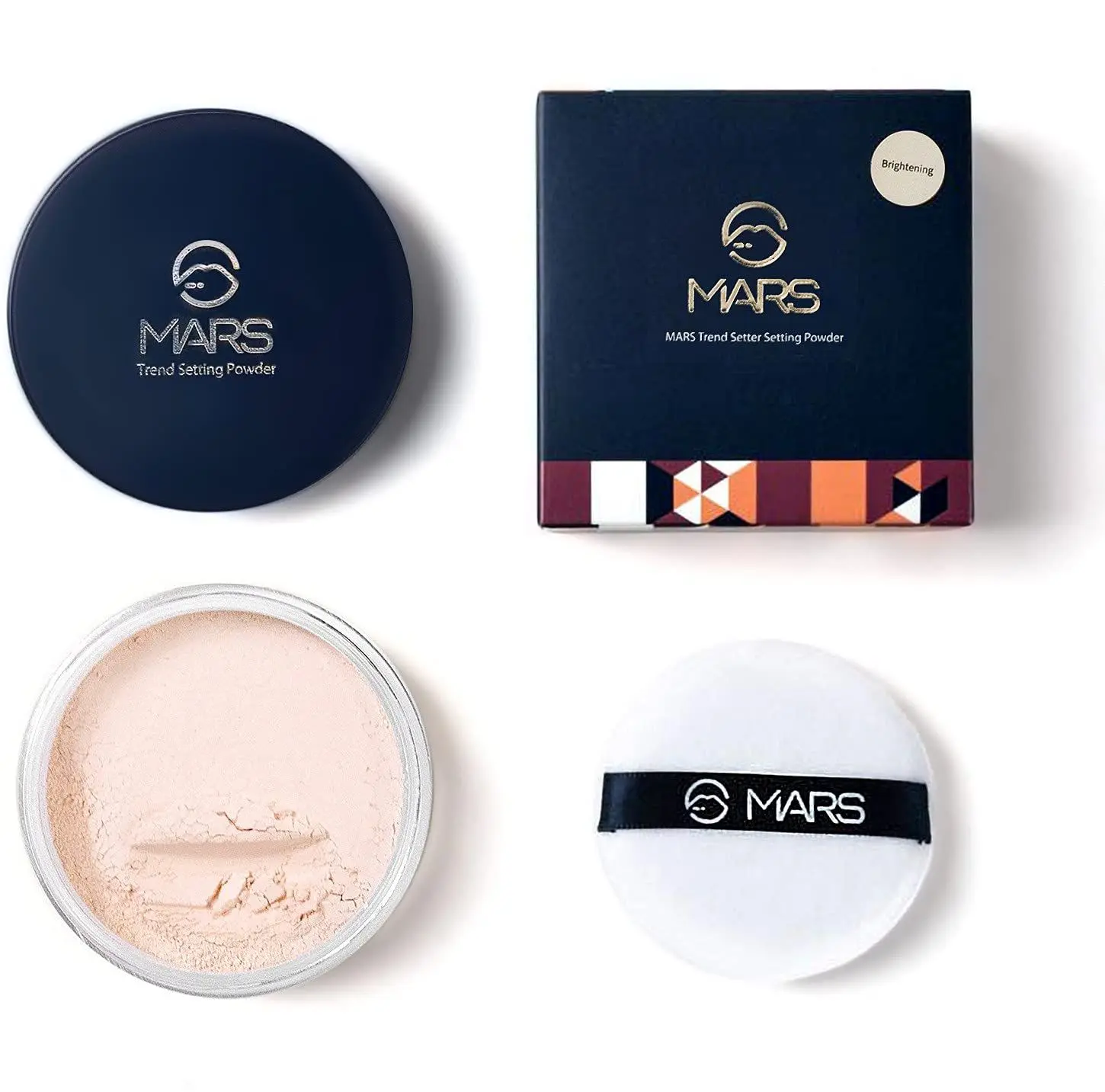 MARS Trend Setter Setting Powder - Lightweight, Long Lasting and Ultra-fine Setting Powder - Brightening | 8g