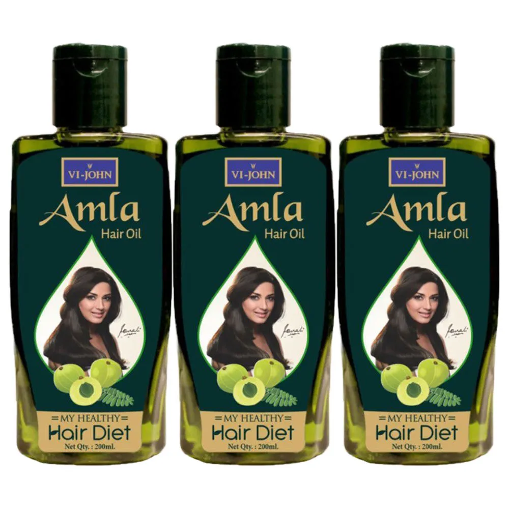 VI-JOHN Amla Hair Oil - Pack of 3