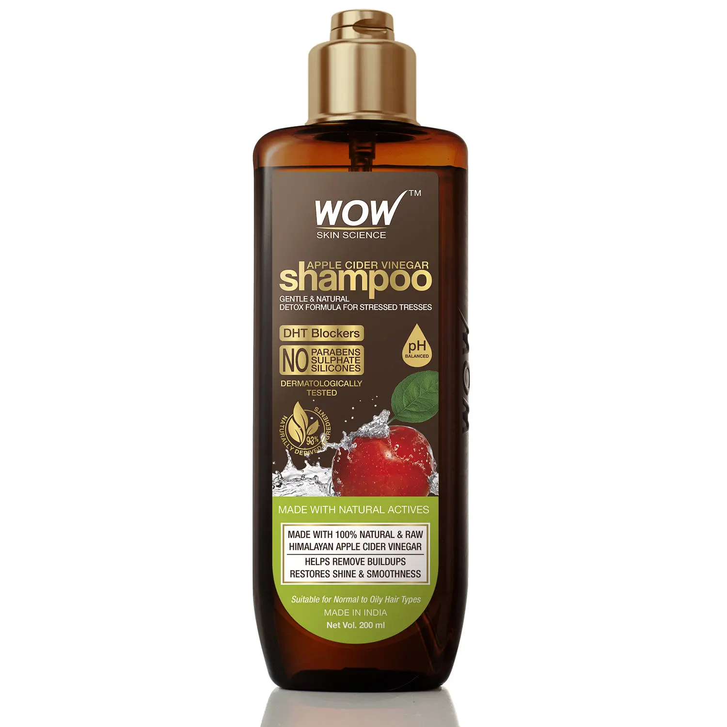 WOW Skin Science Apple Cider Vinegar Shampoo 200 ml