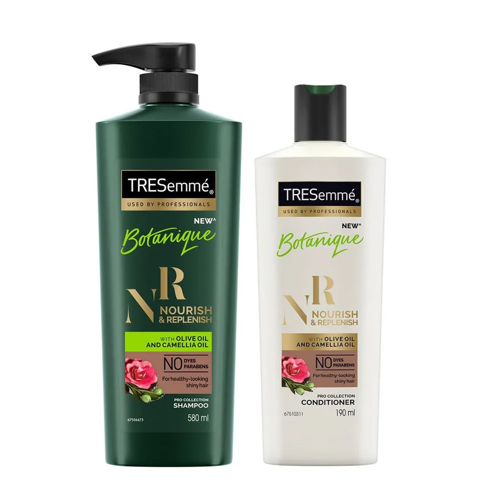 Tresemme Nourish & Replenish Combo Buy 580 ml Shampoo and Get 190ml Conditioner Free