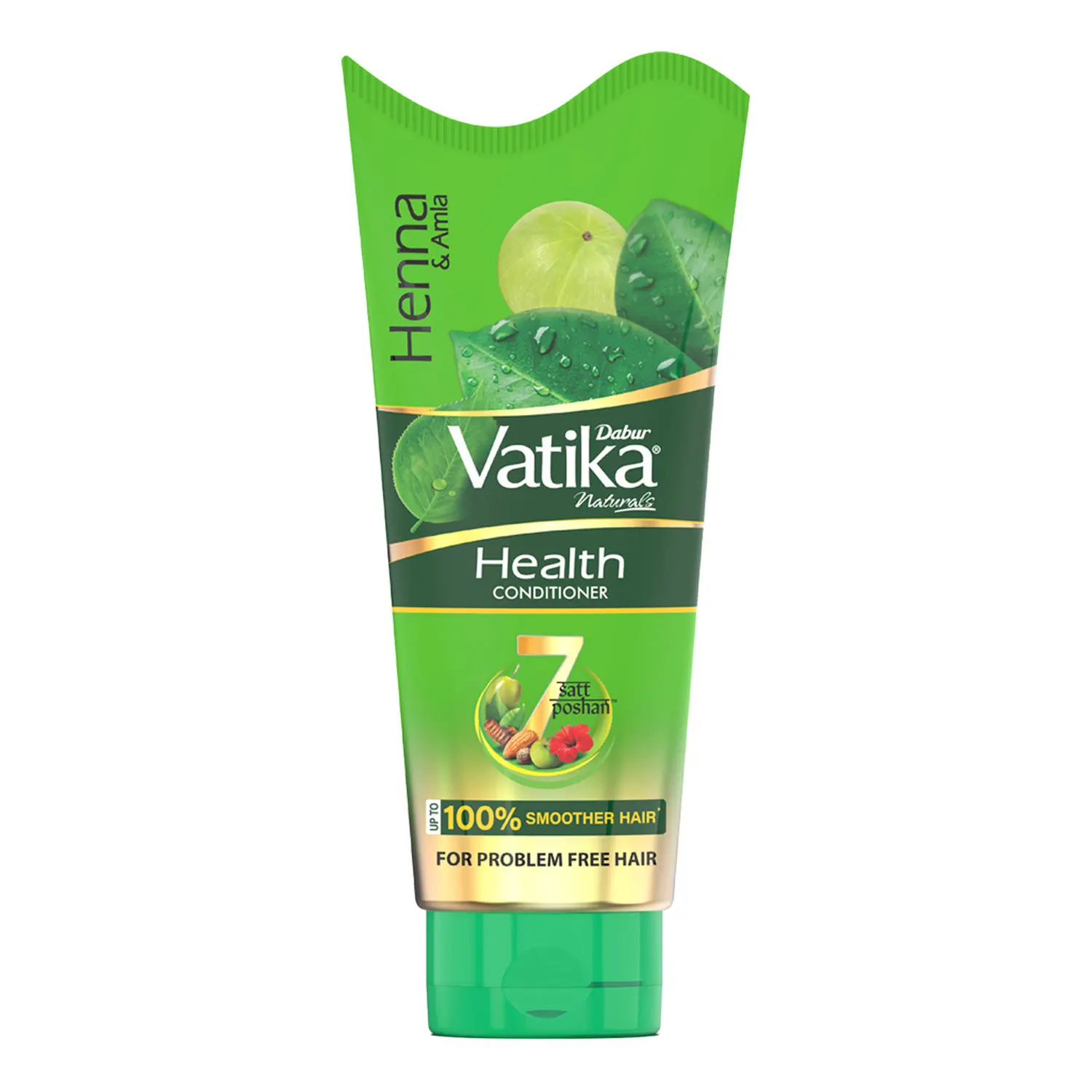 Dabur Vatika Health Conditioner - 180ml | With 7 natural ingredients | For Smooth, Shiny & Nourished Hair