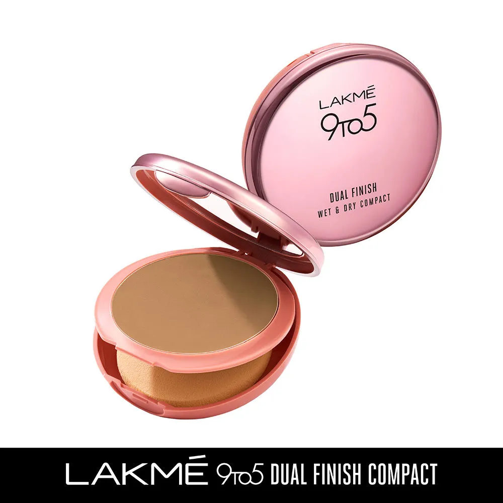 Lakme 9 To 5 Wet & Dry Compact - 38 Walnut