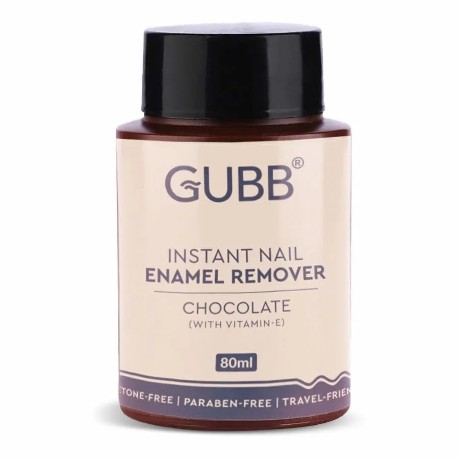 GUBB Ultimate Nail Polish Remover, Dark Chocolate, 80ml