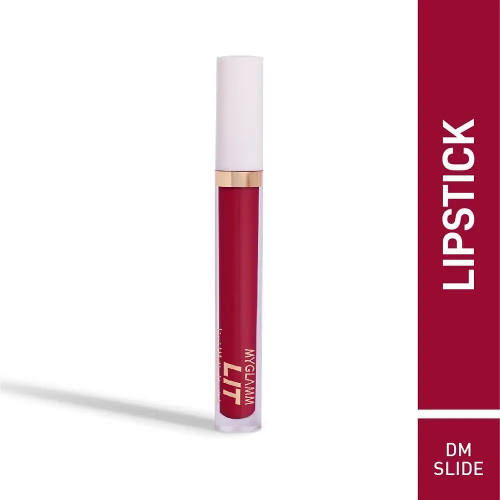 MyGlamm LIT Liquid Matte Lipstick-Dm Slide- (3 ml)