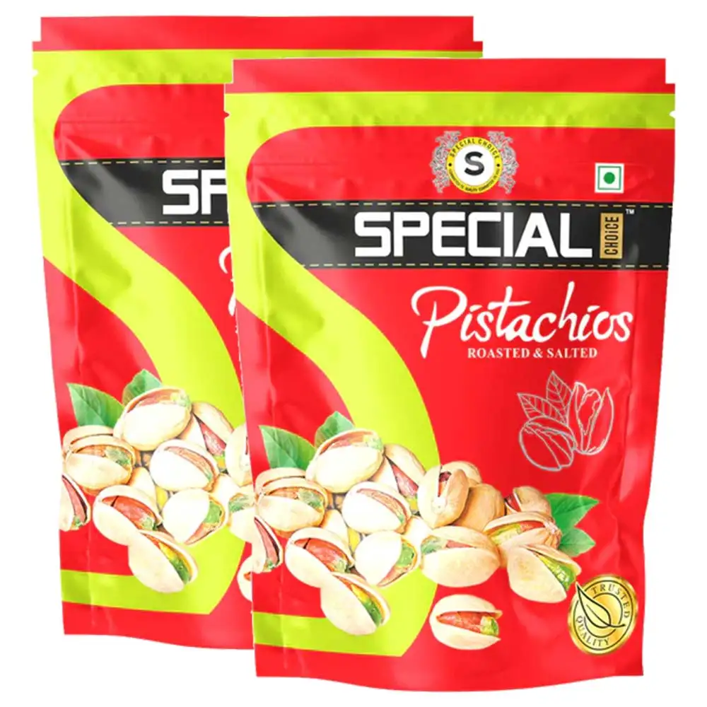 Special Choice Pistachio,  Roasted & Salted Iranian (Pack of 2)  250 g