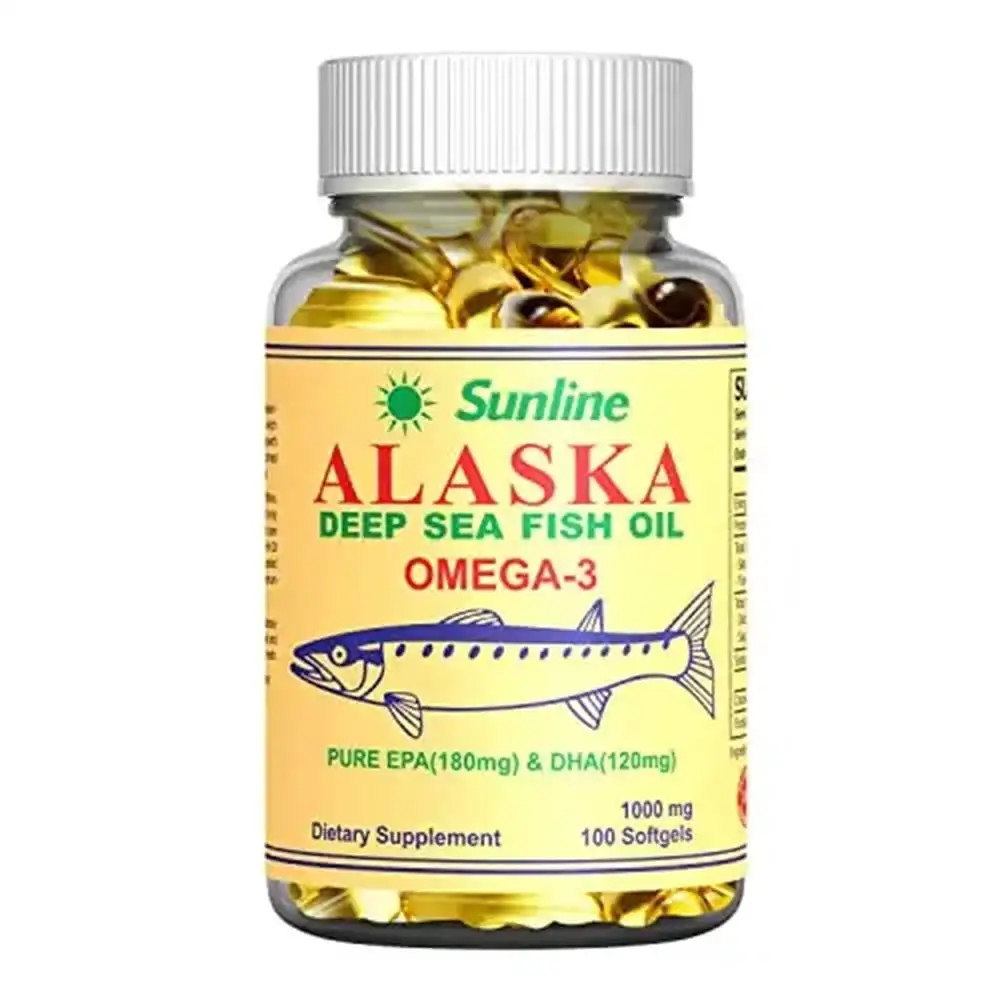 Sunline Alaska Deep Sea Fish Oil,  100 softgels