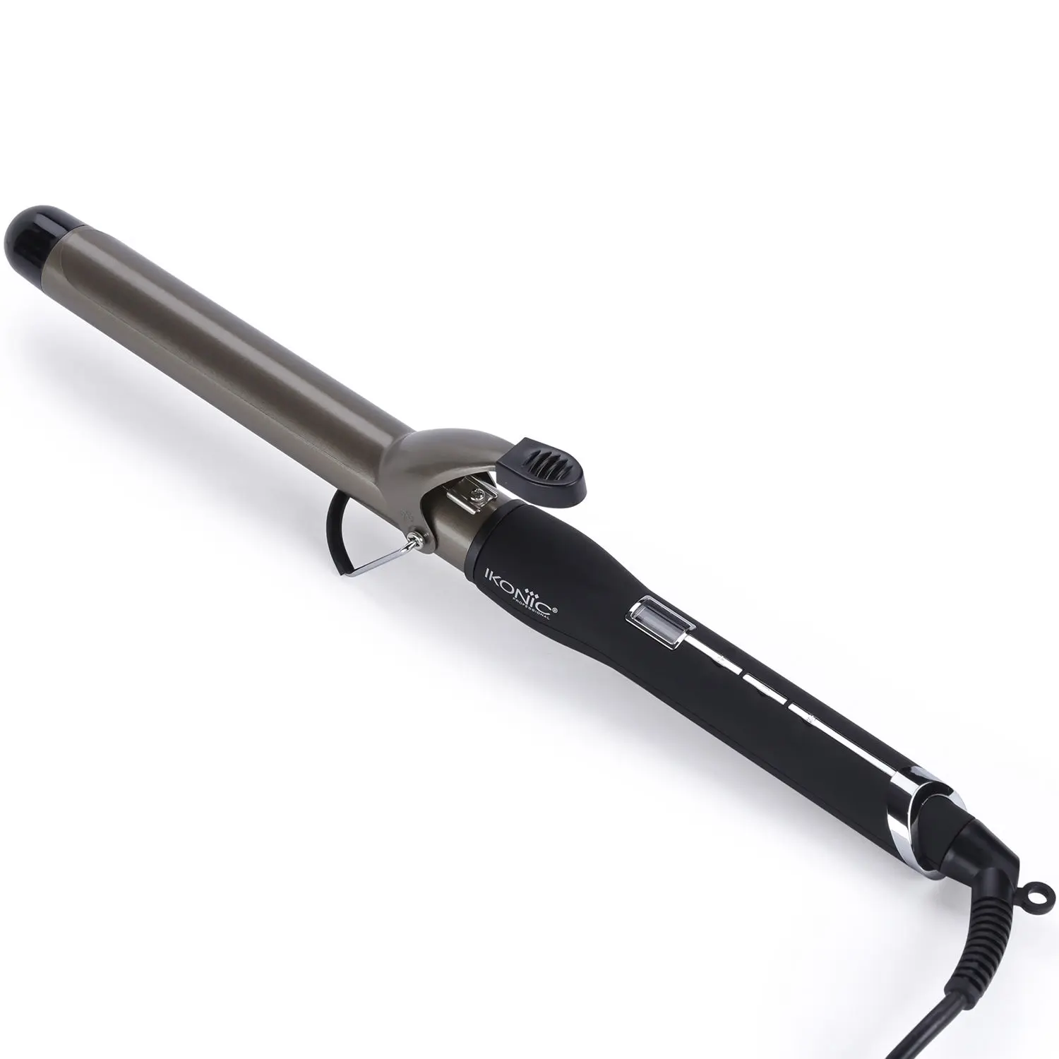 Ikonic Curling Tong - CT 38 | Black | Ceramic | Corded Electric | Hair Type - All | Heating Temperature - Up To 210 Degrees Celsius