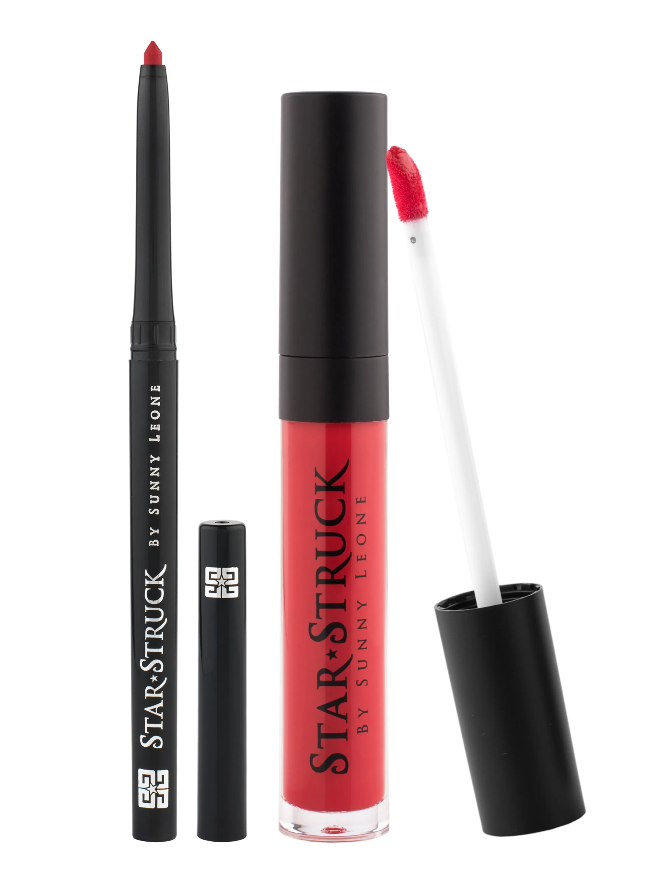 Star Struck Cherry Bomb 2 Piece Lip Kit (Liquid Lip Color + Longwear Lip Liner)