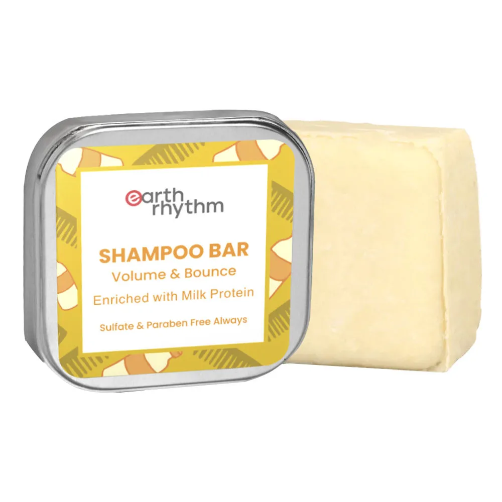 Earth Rhythm Milk Protein Shampoo Bar with Tin