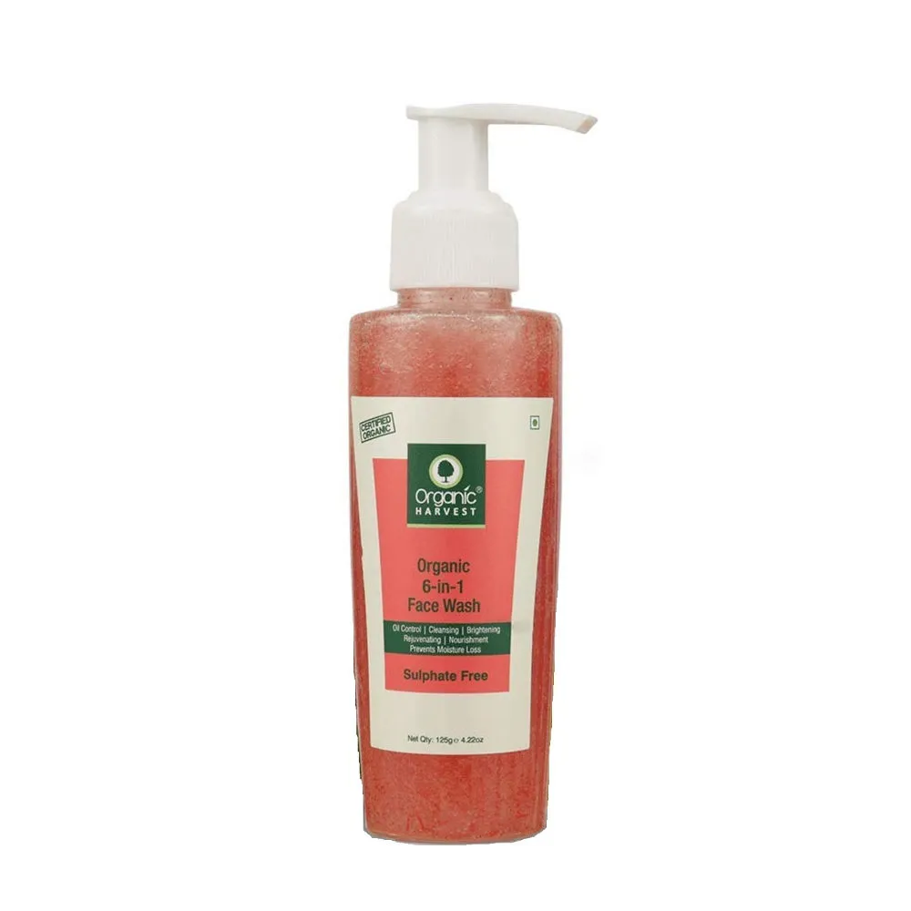 Organic Harvest 6-In-1 Face Wash Sulphate Free