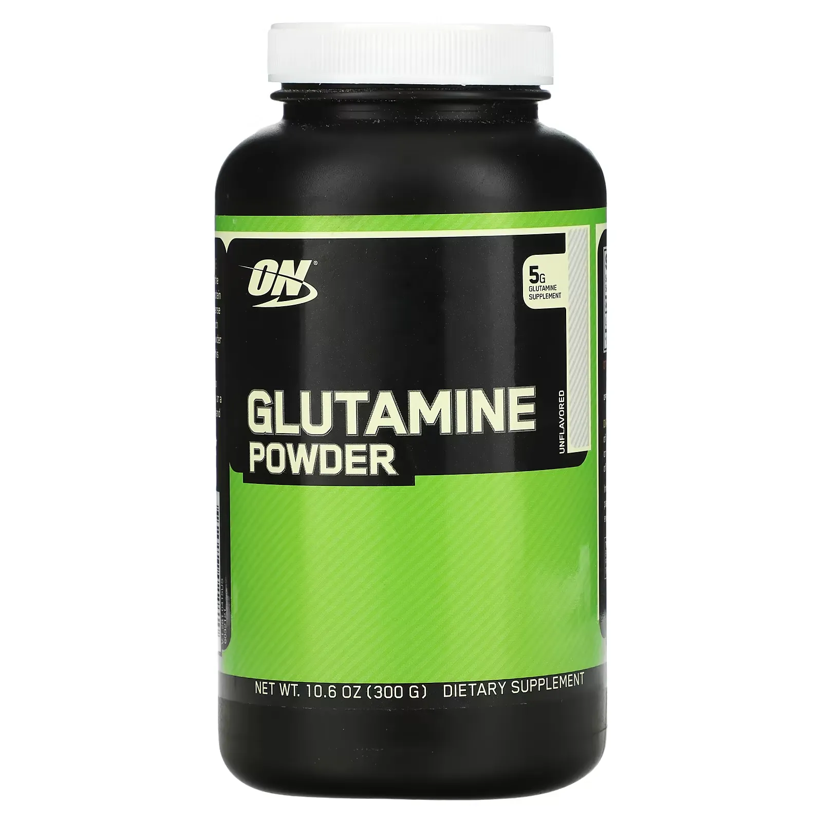 Glutamine Powder, Unflavored, 10.6 oz (300 g)