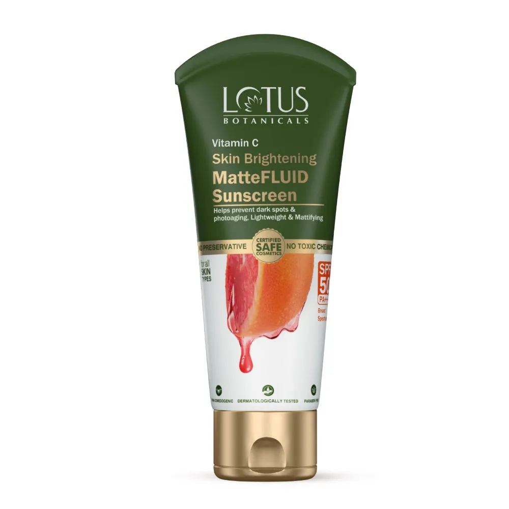 Lotus Botanicals Vitamin C Matte Fluid Sunscreen