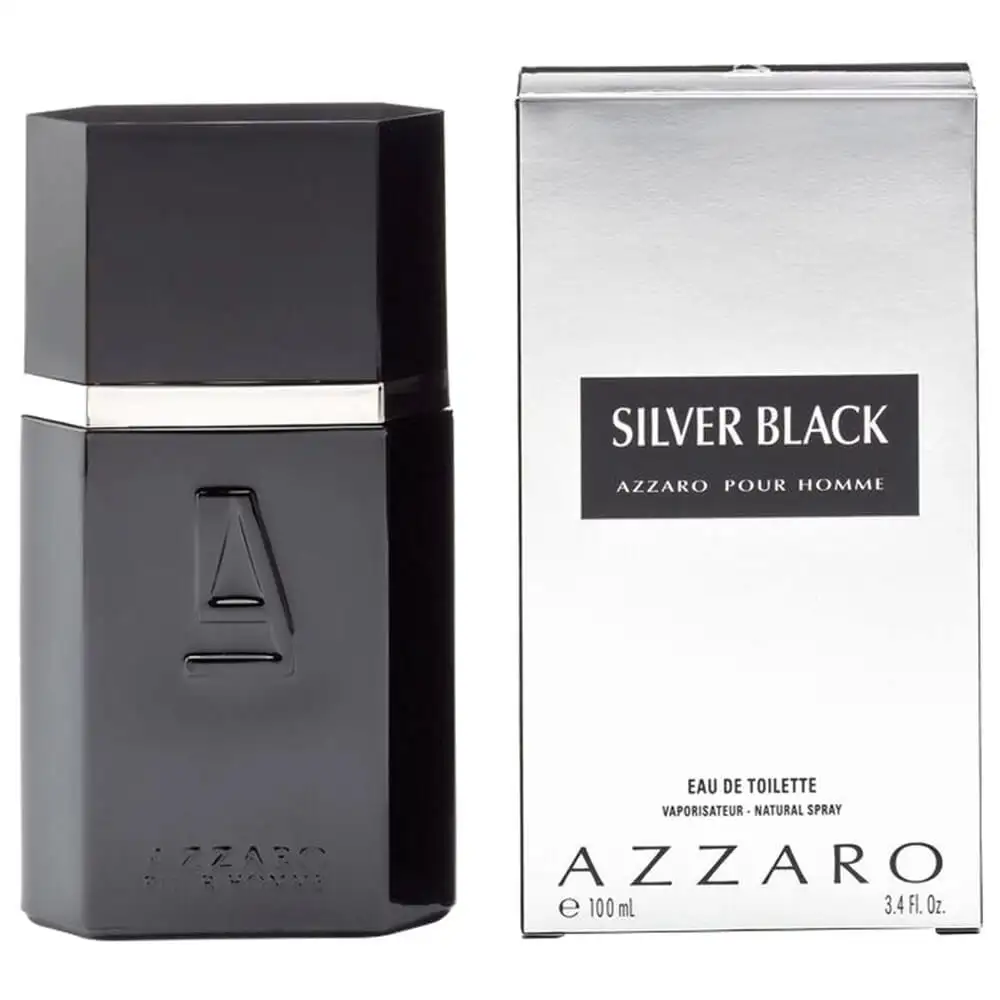 Azzaro Silver Black Eau De Toilette,  100 ml  for Men