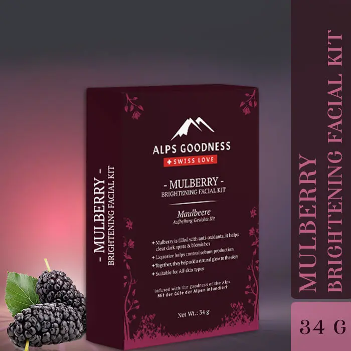 Alps Goodness Mulberry Brightening Facial Kit (34 gm)