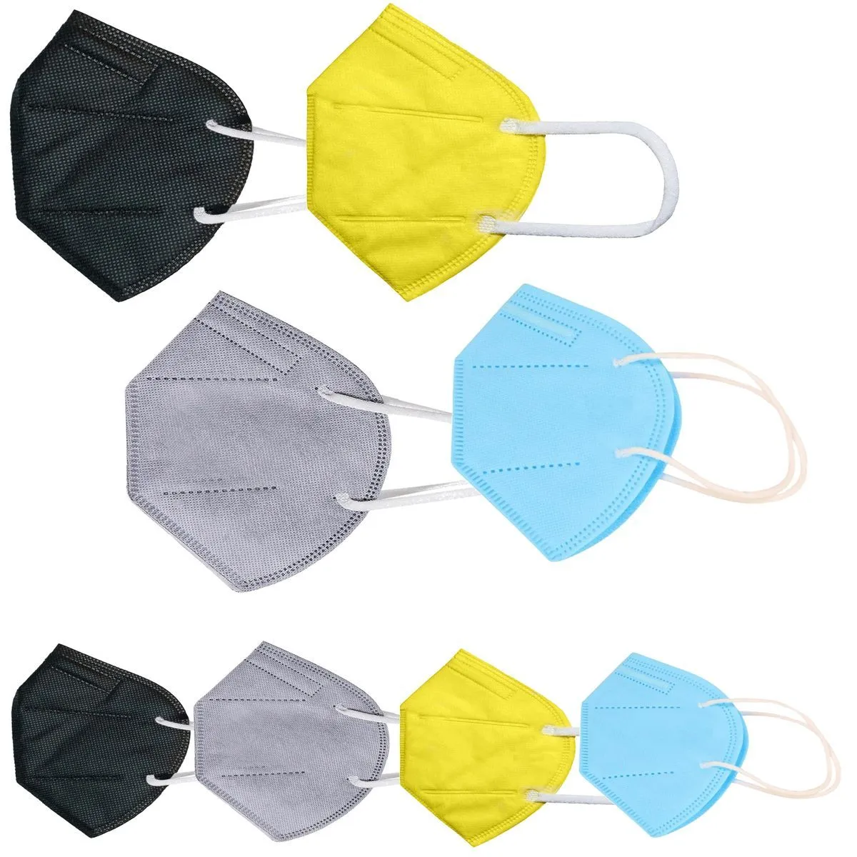 OOMPH Pack of 8 Kn95/N95 Anti-Pollution Reusable 5-Layer Mask