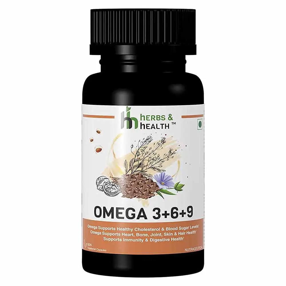 Herbs & Health Omega 3+6+9,  60 capsules