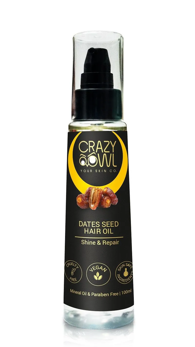 Crazy Owl Dates Seed Hair Oil - Shine & Repair