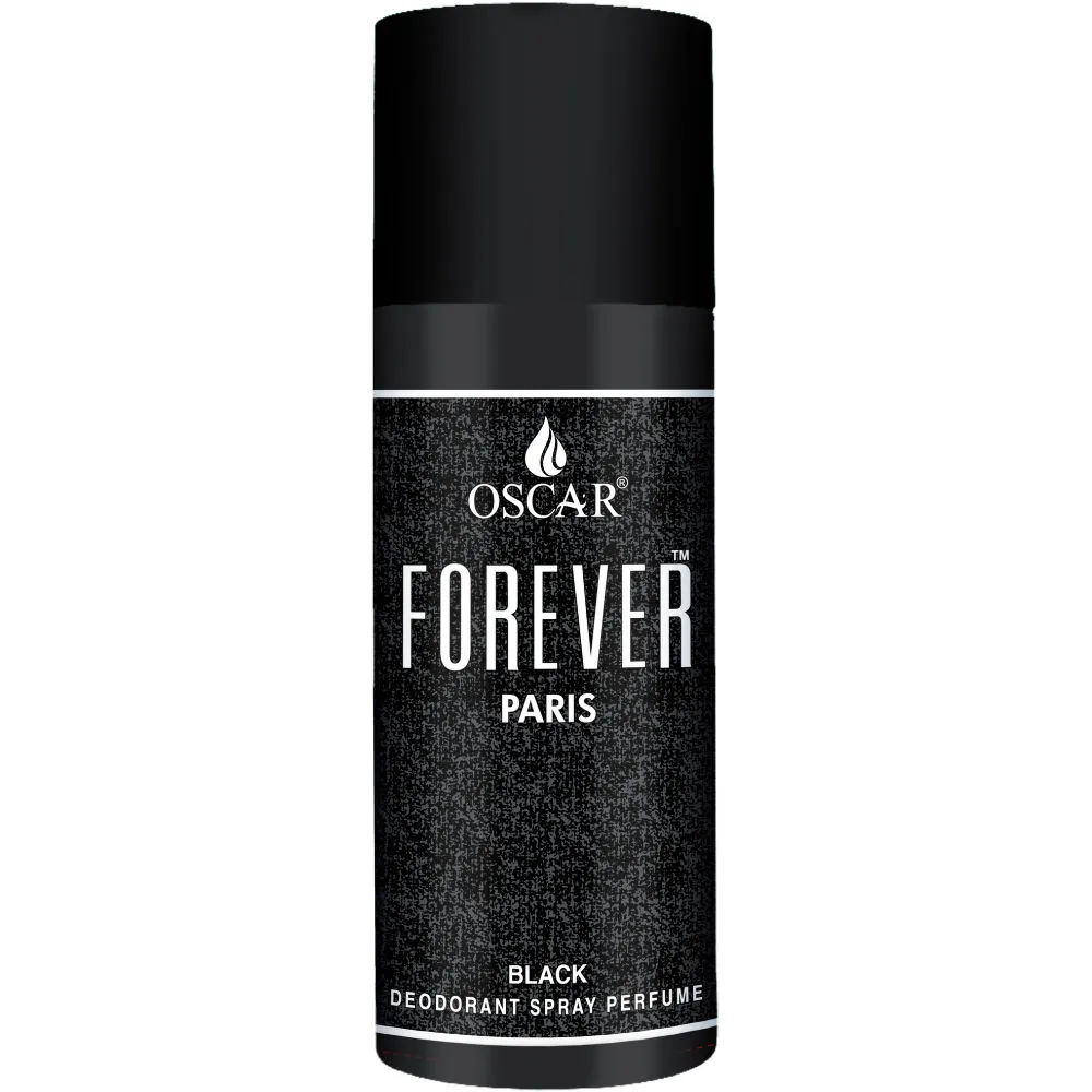 Oscar Forever Paris Black Deodorant Spray Perfume