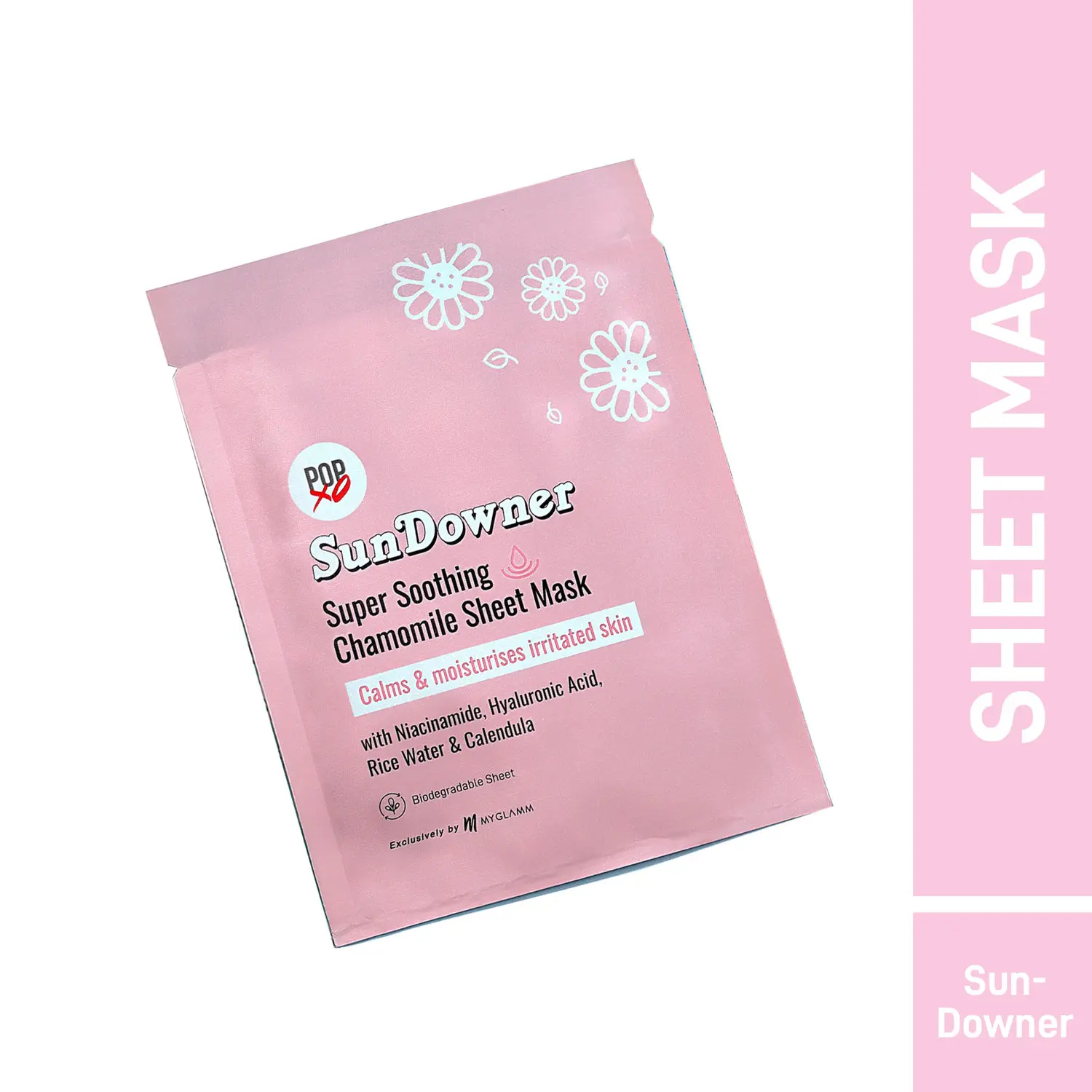 Myglamm Popxo Sundowner Soothing Chamomile Sheet Mask-30g