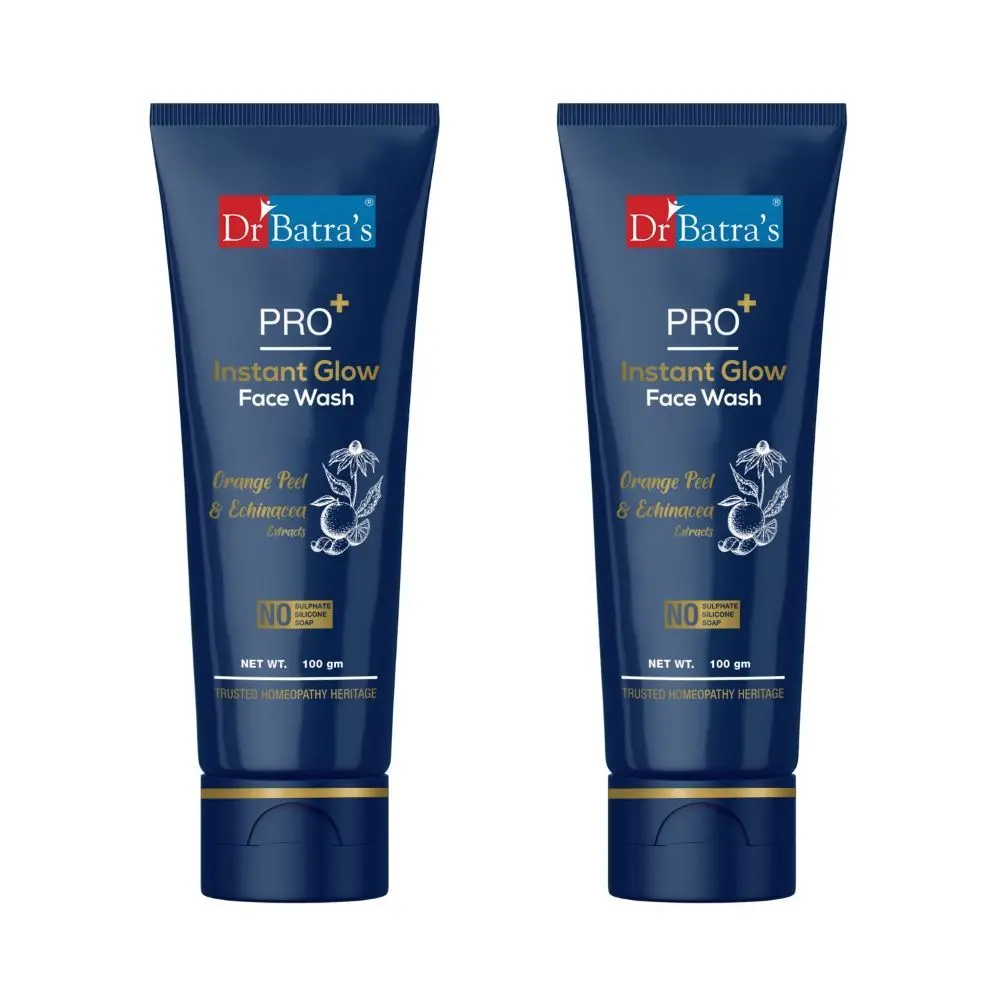 Dr Batra's® PRO+ Instant Glow Face Wash 100 g (Pack of 2)