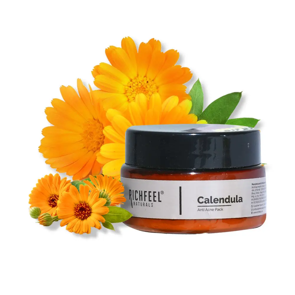 Richfeel Calendula Anti Acne Face Pack 50 g