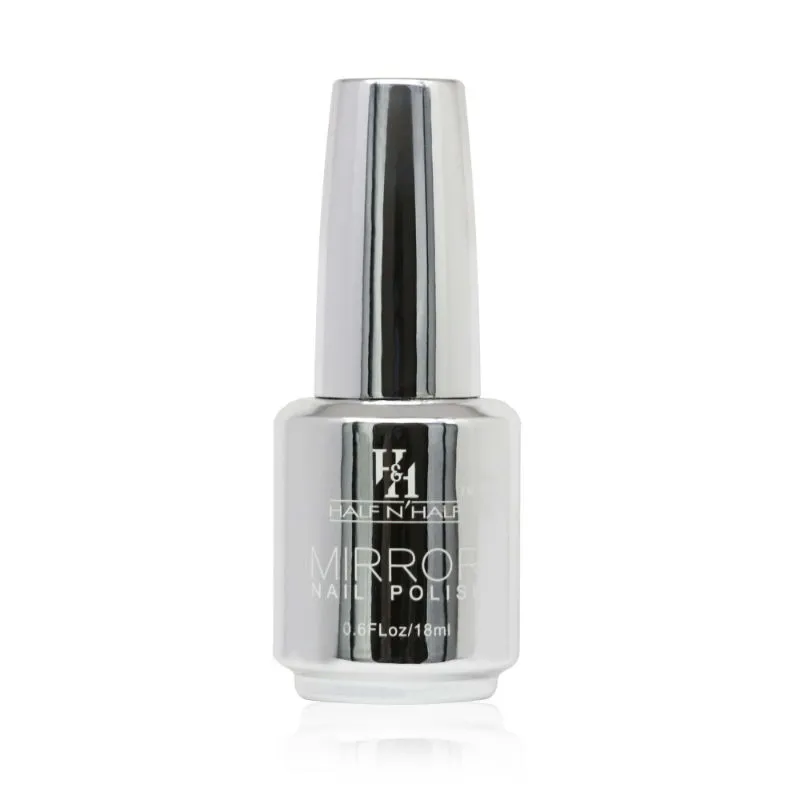 Half N Half Mirror Nail Polish - Silver