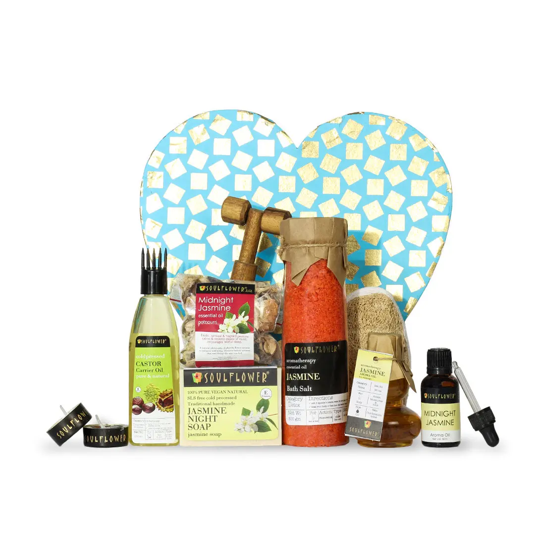 Soulflower Heart Bath Set With Jasmine