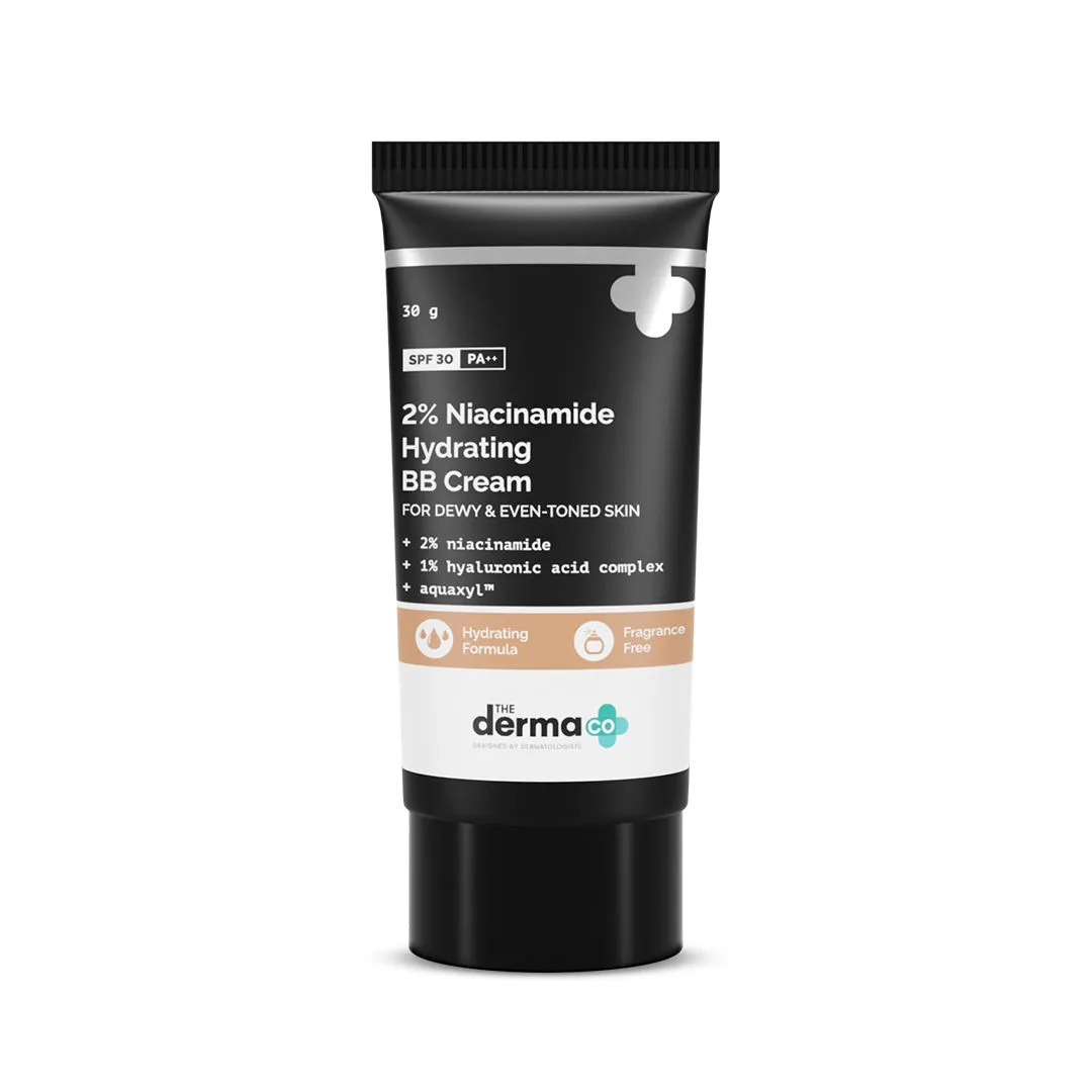 The Derma Co. 2% Niacinamide Hydrating BB Cream with SPF 30 and PA ++