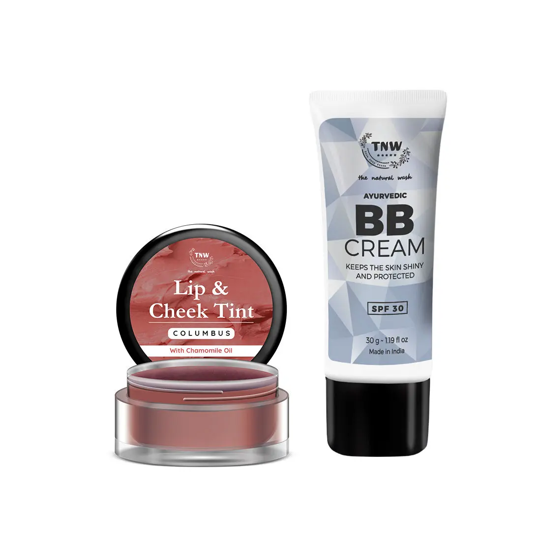 Combo of 2- Columbus Lip Tint 5gm & BB Cream 30 gm