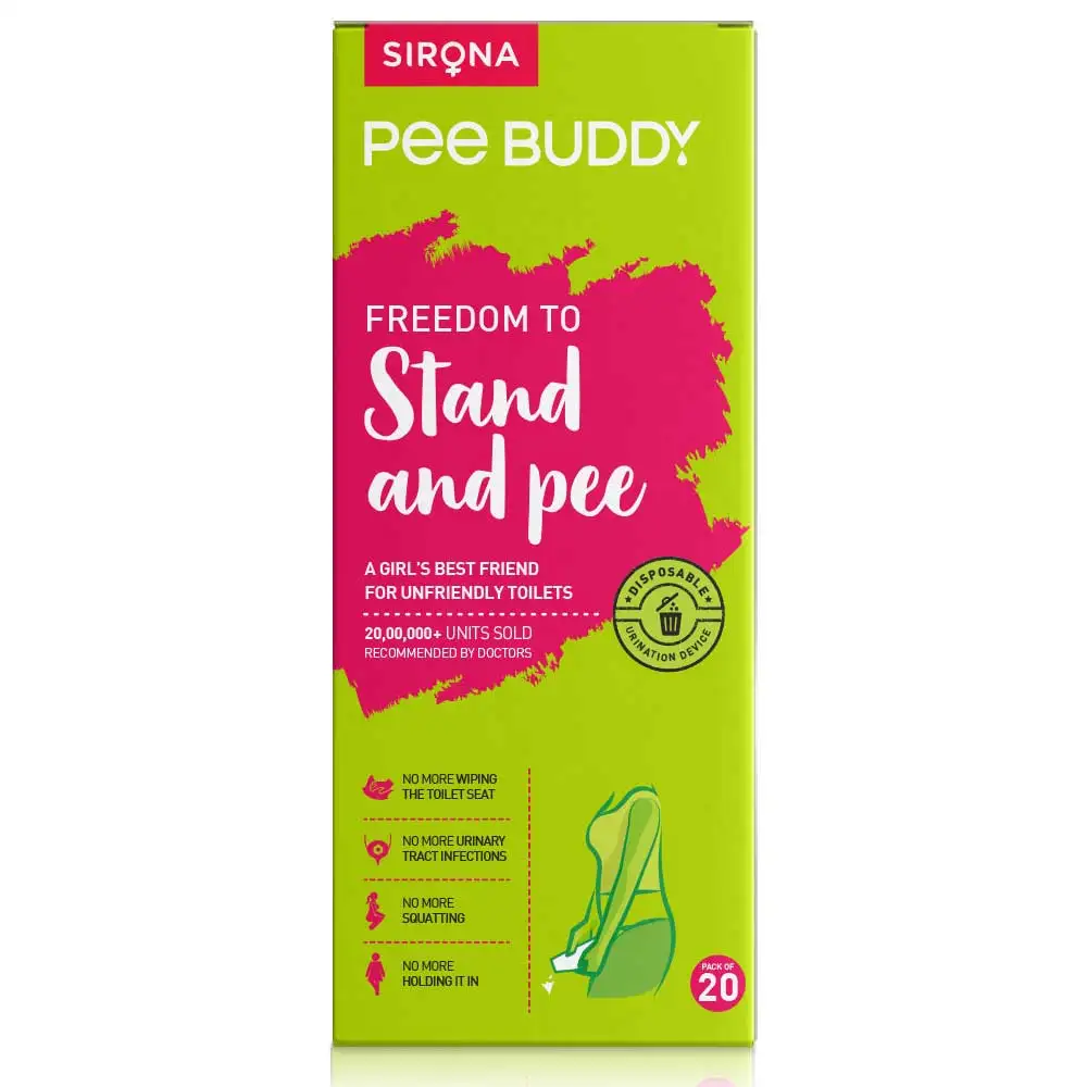 PeeBuddy Disposable Portable Female Urination Device,  20 Piece(s)/Pack  for Women