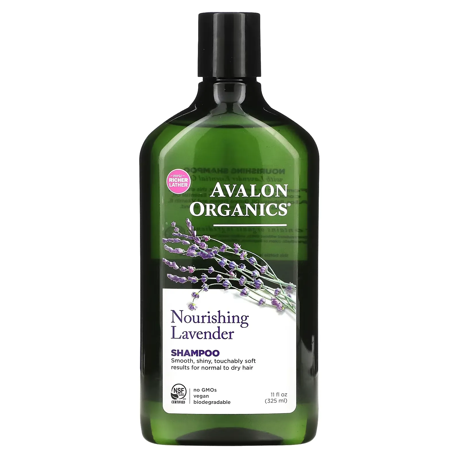 Shampoo, Nourishing, Lavender, 11 fl oz (325 ml)