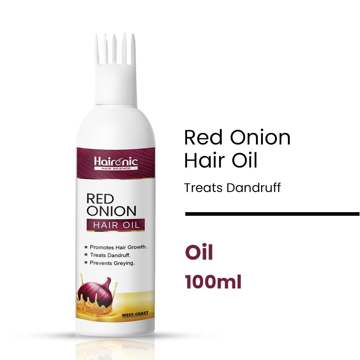 Haironic Hair Science Red Onion Oil- Anti Hair Loss & Hair Growth Oil