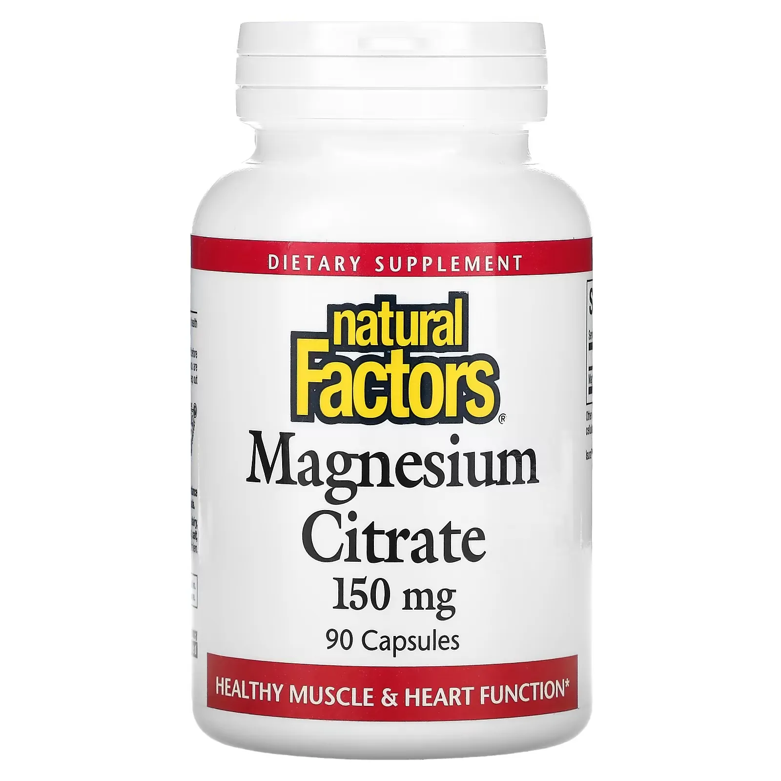 Magnesium Citrate, 150 mg, 90 Capsules