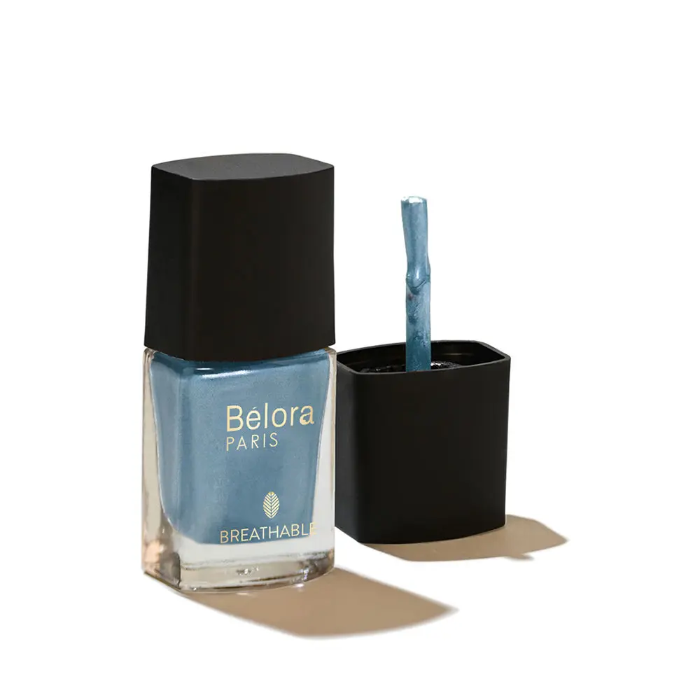 Belora Paris Breathable Made Safe Longstay Nail Polish 29 Met Blue