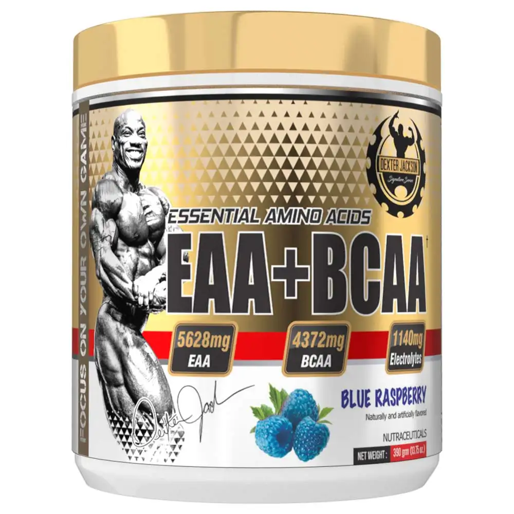 Dexter Jackson EAA + BCAA,  0.85 lb  30 Servings  Blue Raspberry