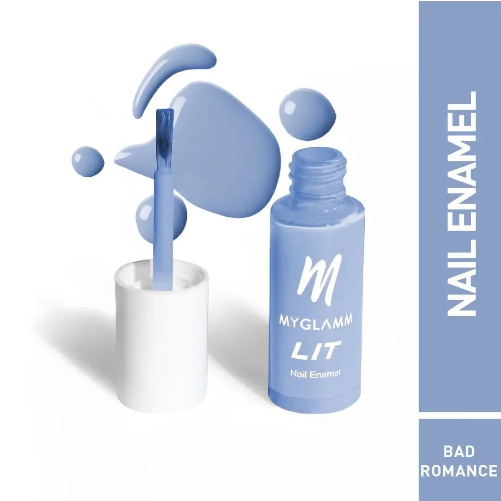 MyGlamm LIT Nail Enamel-Bad Romance-7ml