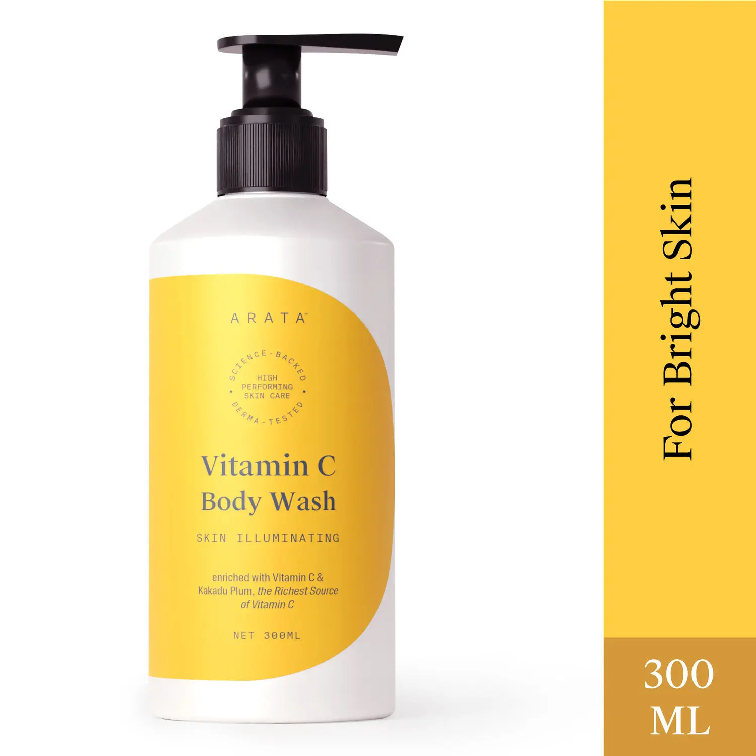 Arata Vitamin C Body Wash for Glowing Skin - 300ml