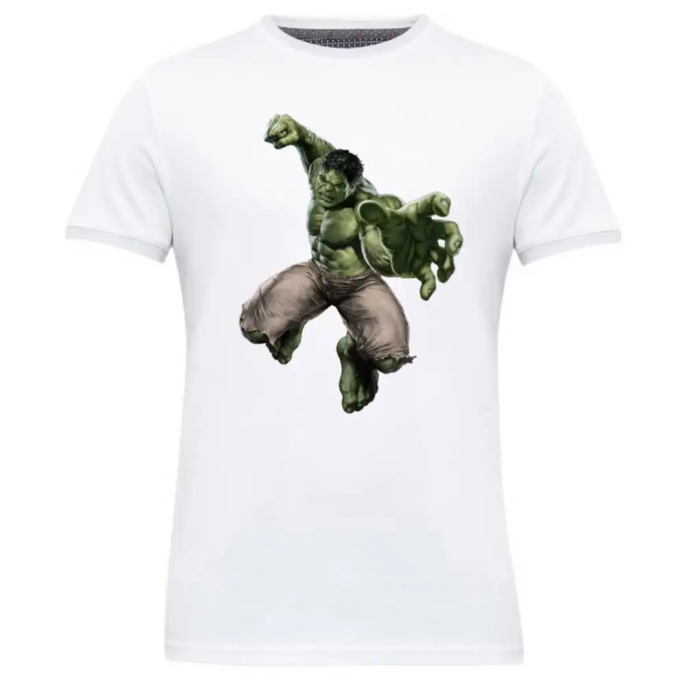 Gym Brute Hulk T-Shirt,  White  Large