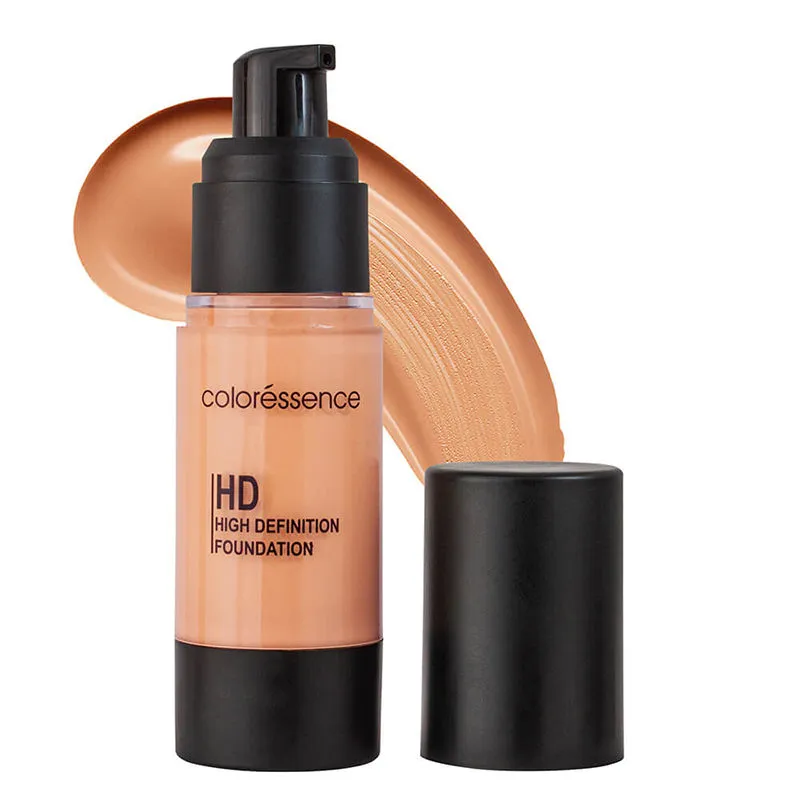 Coloressence HD Liquid Foundation Full Coverage Lightweight Long Lasting Matte Finish - HDF-3