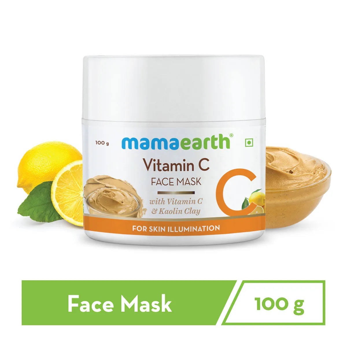 Mamaearth Vitamin C Face Mask with Kaolin Clay for Skin Illumination