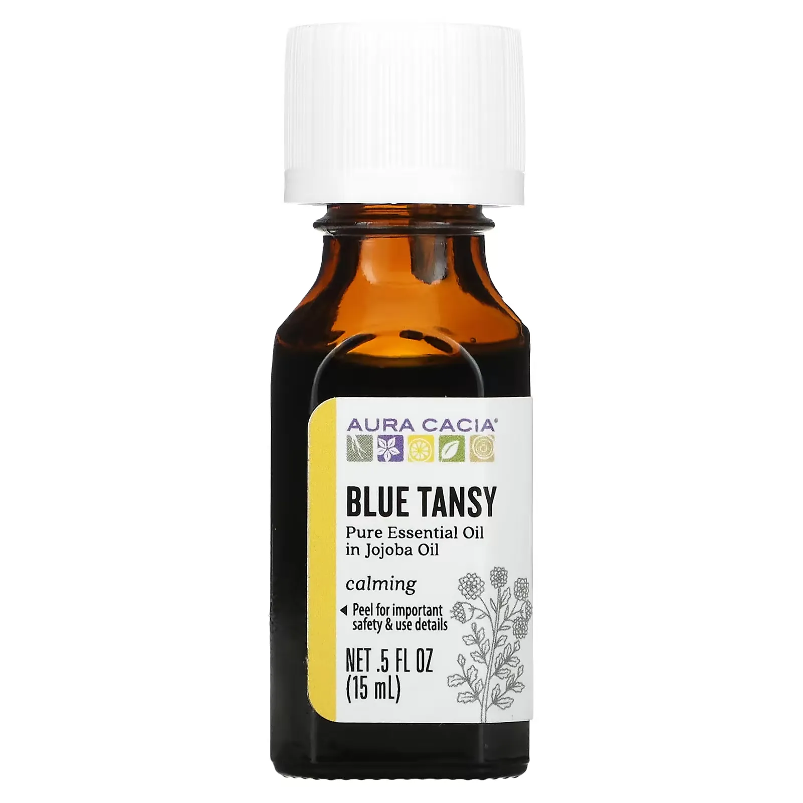 Pure Essential Oil In Jojoba Oil, Blue Tansy, 0.5 fl oz (15 ml)