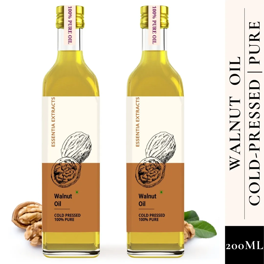 Essentia Extracts Combo Of 2 Cold-pressed Walnut Oils