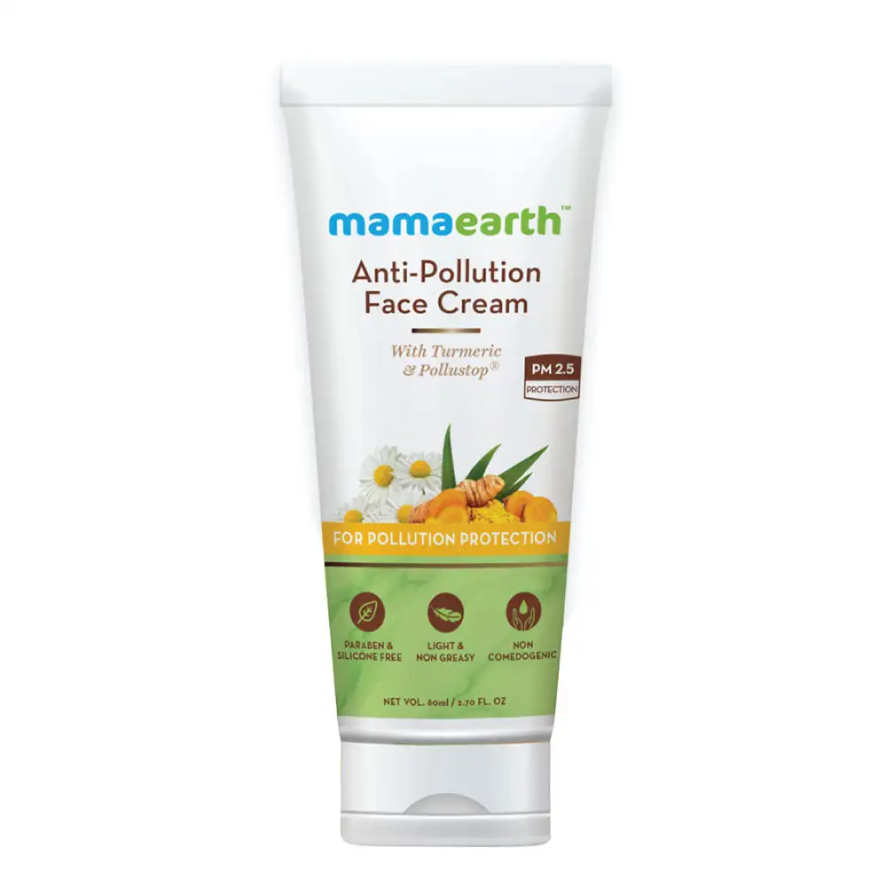 Mamaearth Anti-Pollution Daily Face Cream,  80 ml  with Turmeric & Pollustop