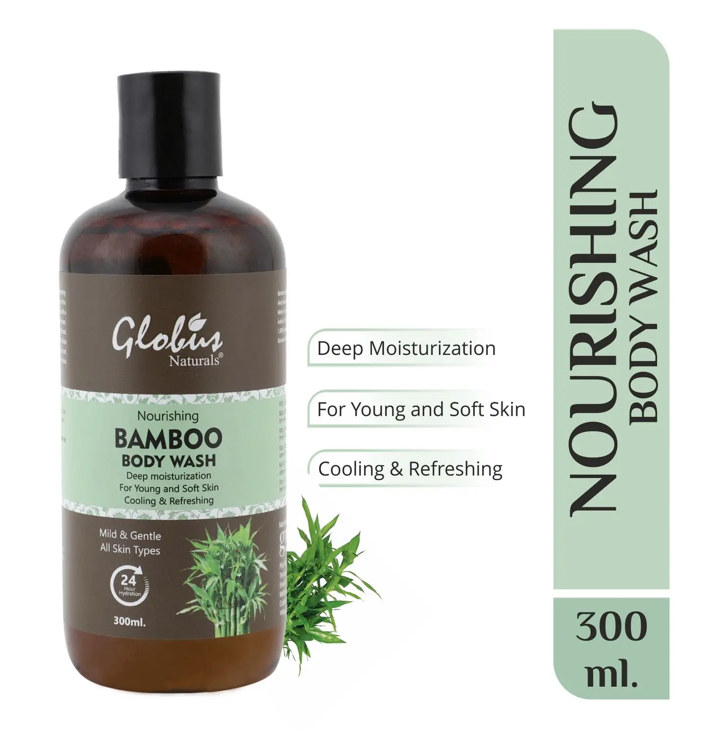 Globus Naturals Nourishing Bamboo Body Wash (300 ml)