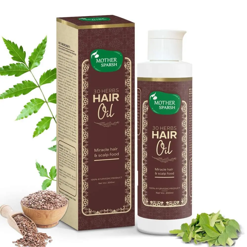 Mother Sparsh 30 Herbs Hair Oil (200 ml)