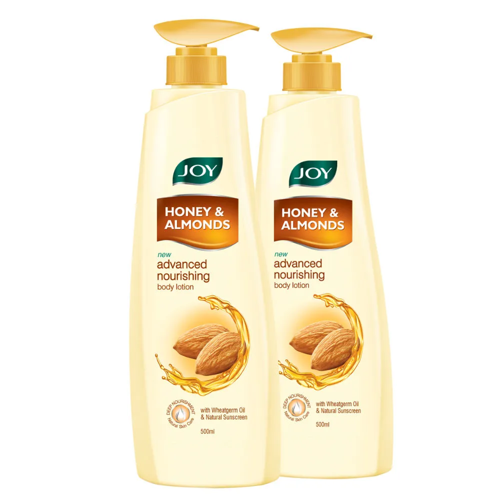 Joy Honey & Almonds Advanced Nourishing Body Lotion - Pack of 2